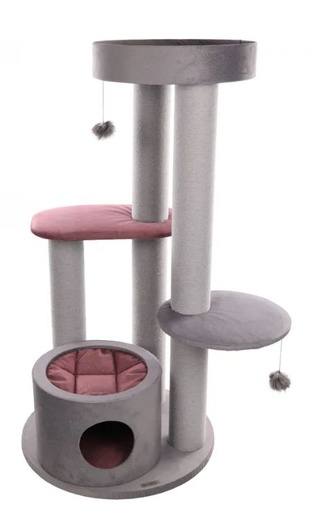 [16311] Arbre à chat Roselle Tarra gris - Flamingo