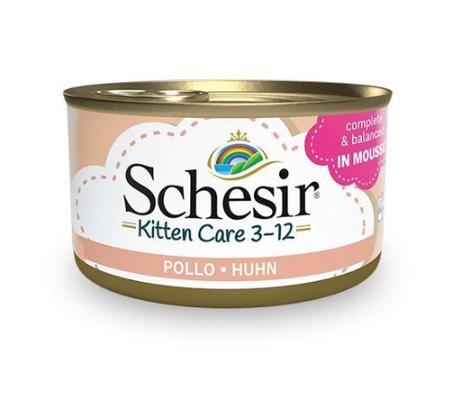 [16375] Mousse Kitten Care au poulet (85 g) - Schesir