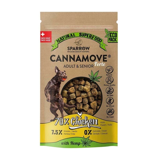 [16490] Snacks Pet CannaMove forte au poulet (200 g) - Sparrow