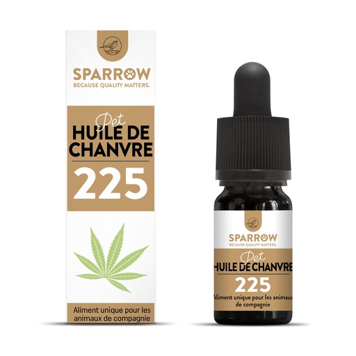 [16502] Huile de chanvre spectre complet (10 ml) - Sparrow