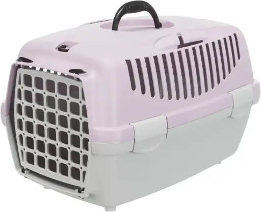 [1810_24765] Caisse de transport Capri - gris clair/mauve (Taille 1) - Trixie