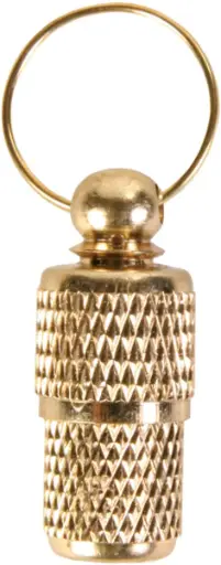 [182] Plaque I.D en métal doré