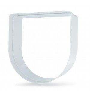 [218_264] Extension de tunnel pour chatière Smart Flap-Microchip Cat Flap - Petsafe (Coloris : Blanc)