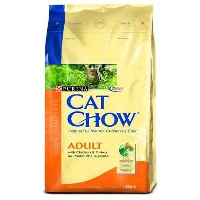 [2355_5979] Cat Chow "Adult" au poulet et à la dinde (3 kg) - Purina