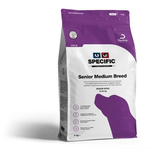 [2684_24697] SPECIFIC CGD-M Senior Medium Breed (4 kg) - Dechra