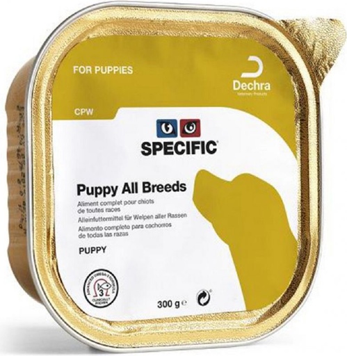 [2686] SPECIFIC CPW Puppy All Breeds (6 barquettes 300 g) - Dechra