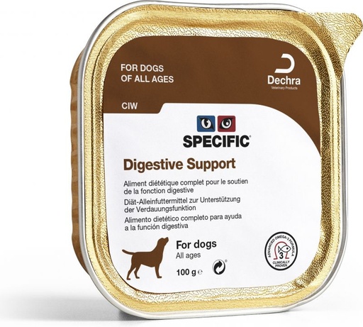 [2711] SPECIFIC CIW Digestive Support (7 barquettes 100 g) - Dechra