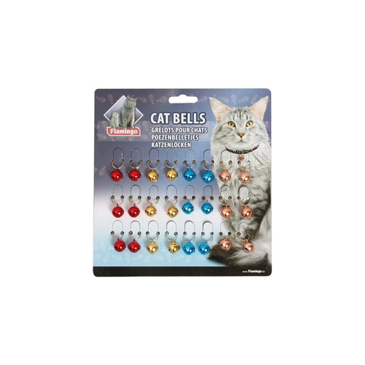 [2915] Grelot coloré à l'unité (couleur aléatoire) - Flamingo