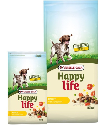 [3013_7605] Happy Life "Adult" poulet (3 kg) - Versele Laga