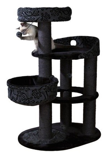 [3054] Arbre à chat Filippo 114 cm gris/noir - Trixie