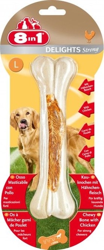 [3108] Os à mâcher Delights "Strong" L - 8 in 1