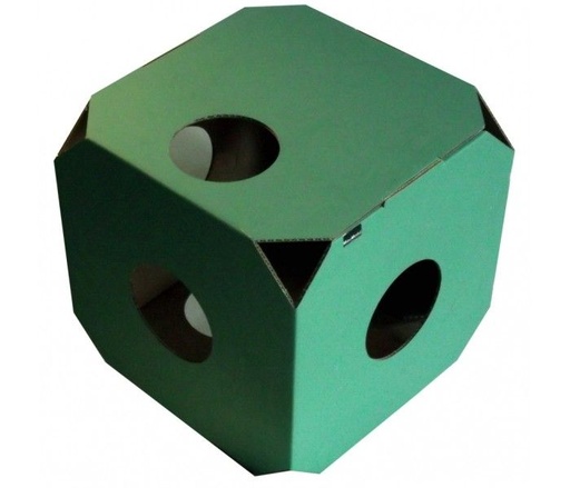 [3315_8136] Cube d'activité "MiauModul" (Coloris : Vert)