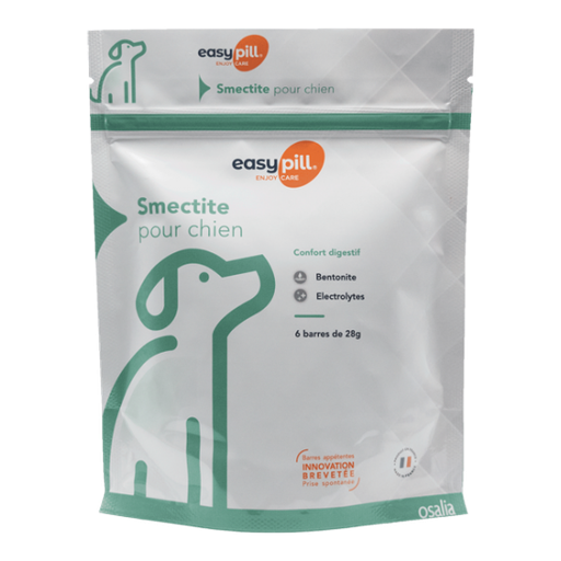 [3386] Easypill "Smectite Chien" (6 barres 28 g) - Osalia
