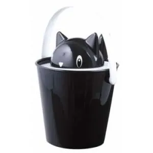 [3673] Seau à croquettes pour chien "Crock" bleu - United Pets