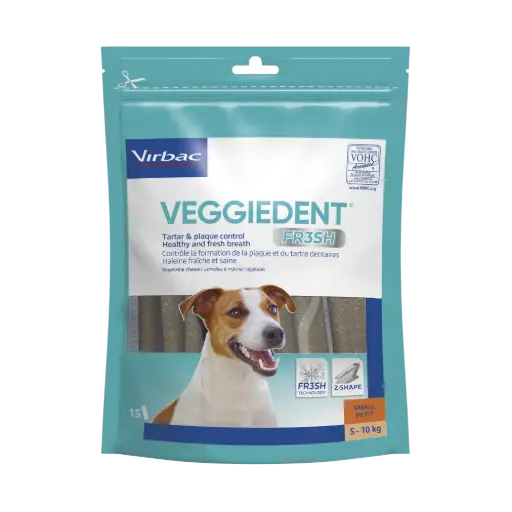[3736_8879] Lamelles Veggiedent Fresh (S) - Virbac