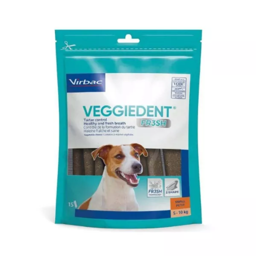 [3736_8879] Lamelles Veggiedent Fresh (S) - Virbac