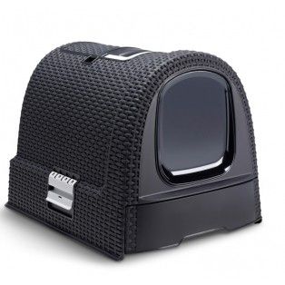 [3936_9169] Maison de toilette pour chats (Anthracite) - Curver