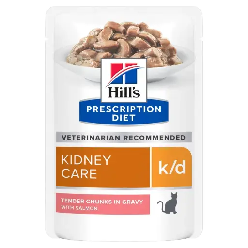 [4024] Feline k/d saumon (12 sachets 85 g) - Hill's Prescription Diet