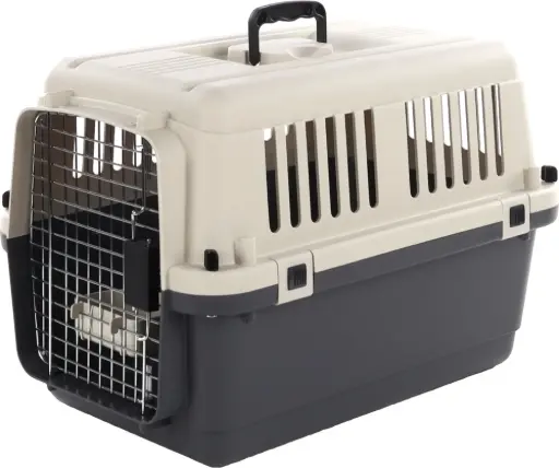 [4636_10074] Cage de transport "Nomad" IATA pour chat/chien (S) - Flamingo