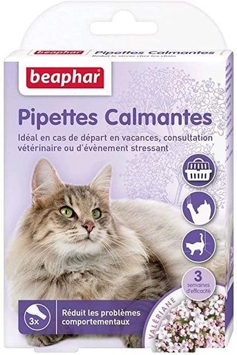 [5022] "No stress Chat" Spot On (3 pipettes) - Beaphar