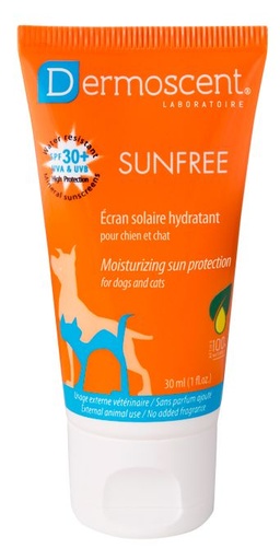 [5188] Sunfree "Ecran solaire" (Tube 30 ml) - Dermoscent