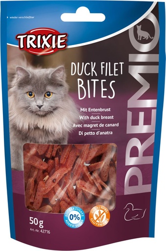 [51903] Friandises pour chat "Duck filet Bites" (50 g) - Trixie