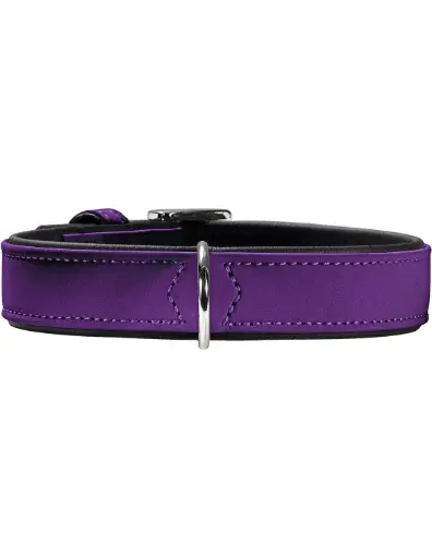 [5367_11525] Collier "Softie" en nubuck - Violet (Taille 30) - Hunter
