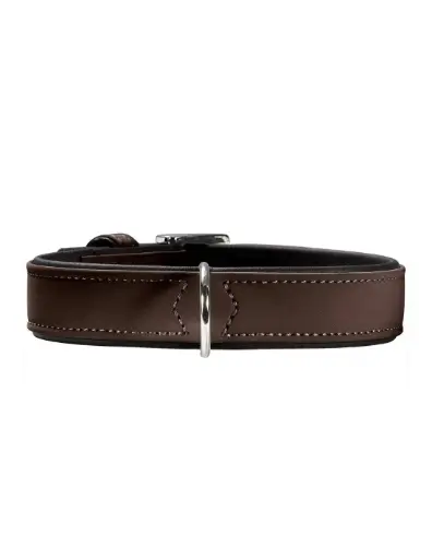 [5367_11547] Collier "Softie" en nubuck - Marron (Taille 50) - Hunter