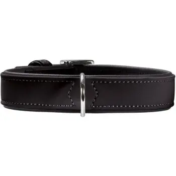 [5367_11564] Collier "Softie" en nubuck - Noir (Taille 65) - Hunter