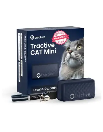 [53876] Tractive GPS Cat Mini Bleu nuit