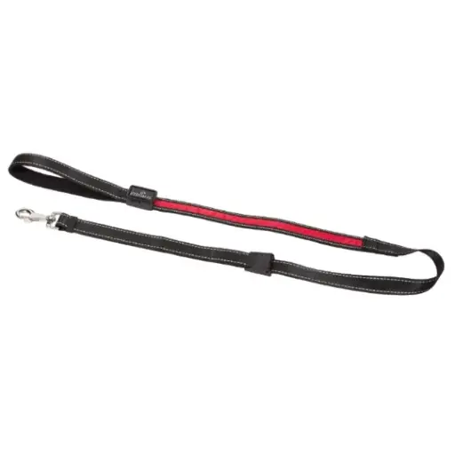 [53877-001] Laisse pour chien lumineuse à LED rechargeable - Eyenimal Rouge