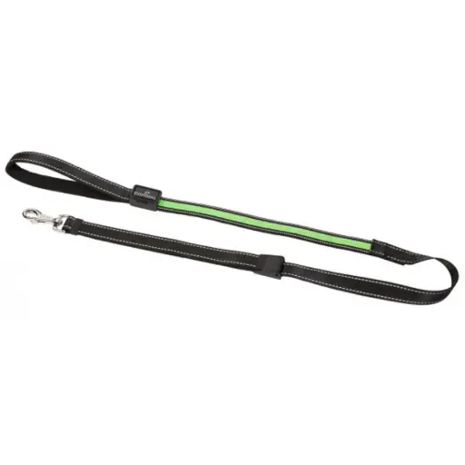 [53877-002] Laisse pour chien lumineuse à LED rechargeable - Eyenimal Vert