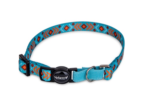 [53945] Collier chat Géo Bleu - Vadigran