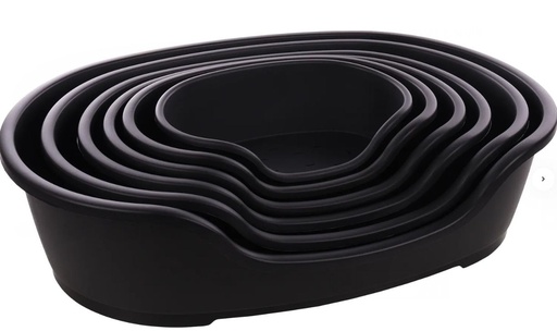 [54064-006] Panier Tuck Ovale Noir (S) - Flamingo