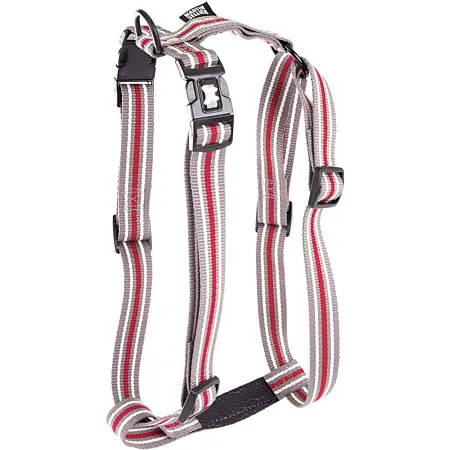 [54120-004] Harnais Trio réglable 2 boucles - Rouge (Taille 1) - Martin Sellier