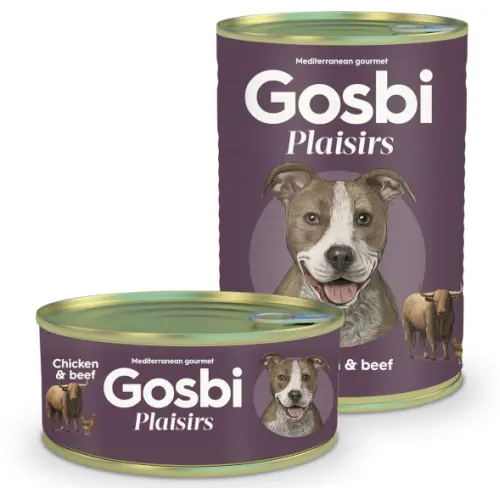 [54216-002] Plaisirs Chicken & Beef (185 g) - Gosbi