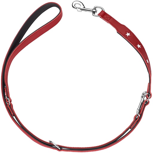 [54274-001] Laisse réglable Magic Star (Rouge) - Hunter