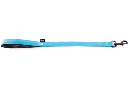 [54280-004] Laisse double épaisseur - Turquoise (Taille 2) - Martin Sellier