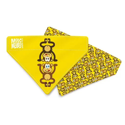 [54303-002] Bandana réversible Monkey Maniac (S) - Max & Molly