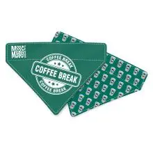 [54307-002] Bandana réversible Coffe Break (S) - Max & Molly
