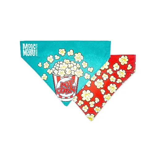 [54318-002] Bandana réversible Popcorn (S) - Max & Molly