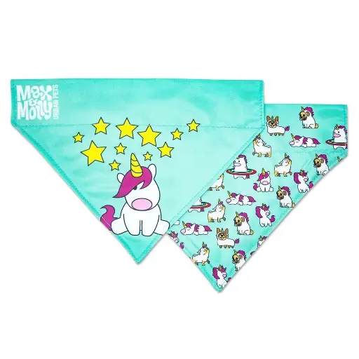 [54320-002] Bandana réversible Unicorn (S) - Max & Molly
