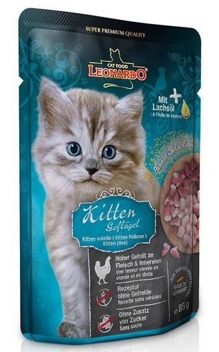 [54344] Pâtée pour chaton à la volaille (85 g) - Leonardo