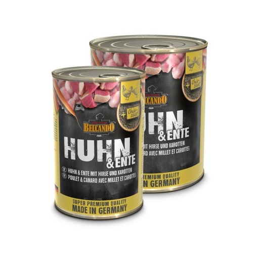 [54365-002] SUPER PREMIUM Poulet & Canard avec millet et carottes (400 g) - Belcando