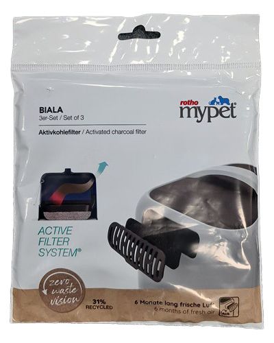 [54515] Filtres de rechange pour maison de toilette BIALA - Rotho Mypet