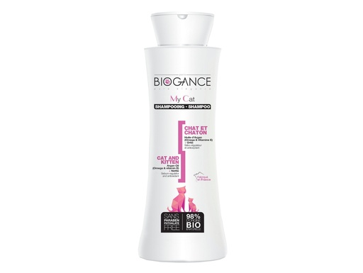 [54631] Shampoing chats et chatons (250 ml) - Biogance