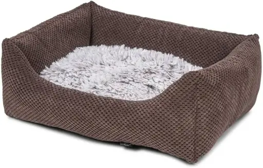[54708-002] Panier carré "Harry" brun (Taille 2) - Vadigran