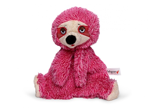 [54718] Jouet Chien Peluche Crinkie Paresseux 26 cm - Vadigran