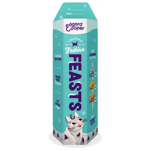 [54805] Multipack "Festin Festif" sélection de morceaux en sauce (6 x 85 g) - Edgard & Cooper