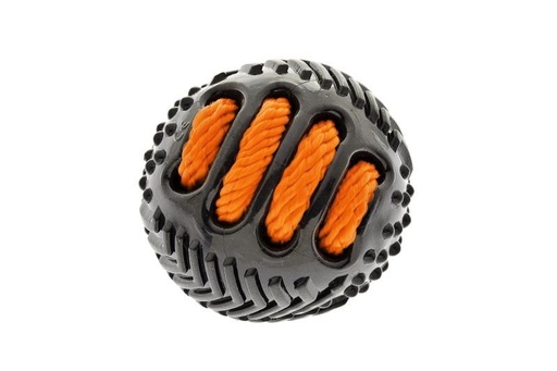 [54820] Balle noire avec corde - Ferribiella